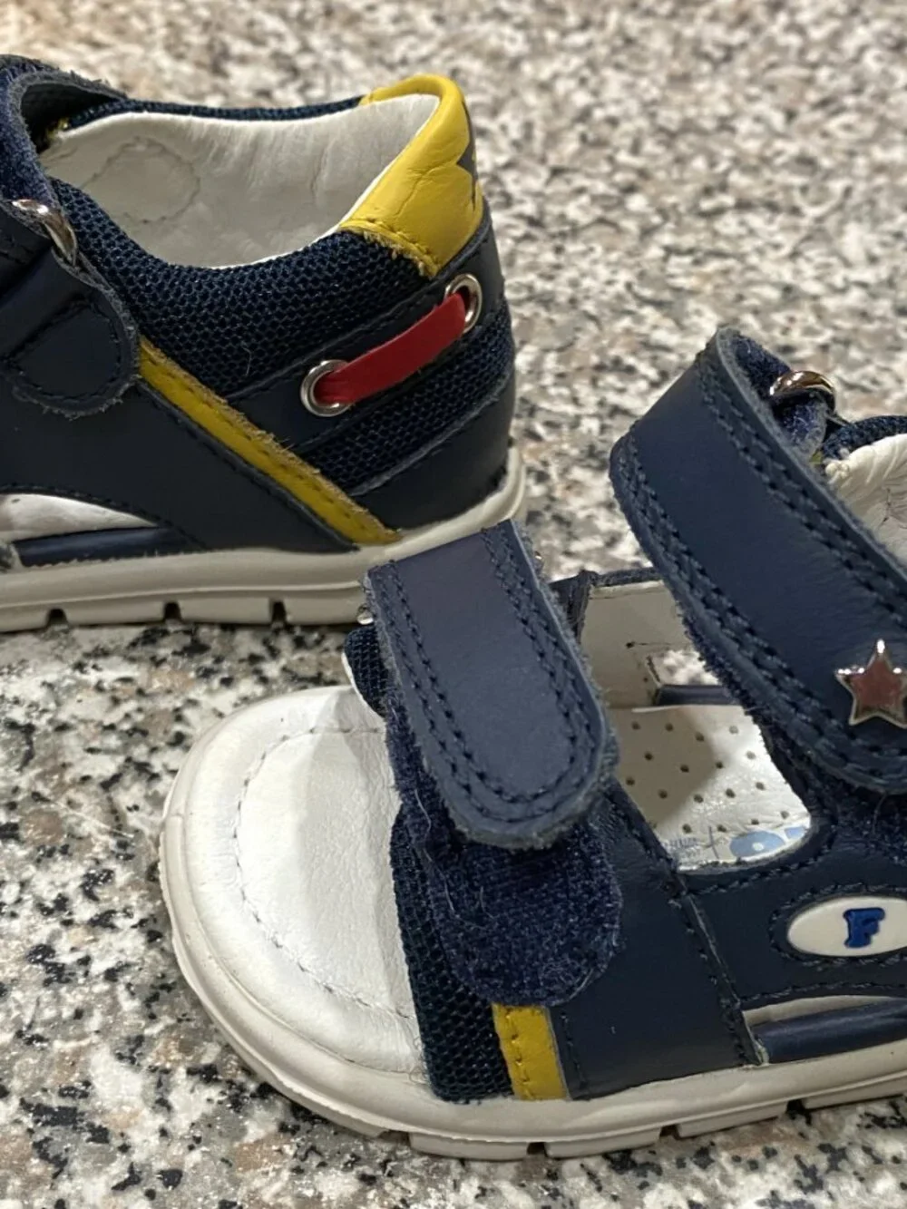 Lot of 2 Baby Boys Sandals-FALCOTTO & Fashion Jingpin- Infant Sz 3